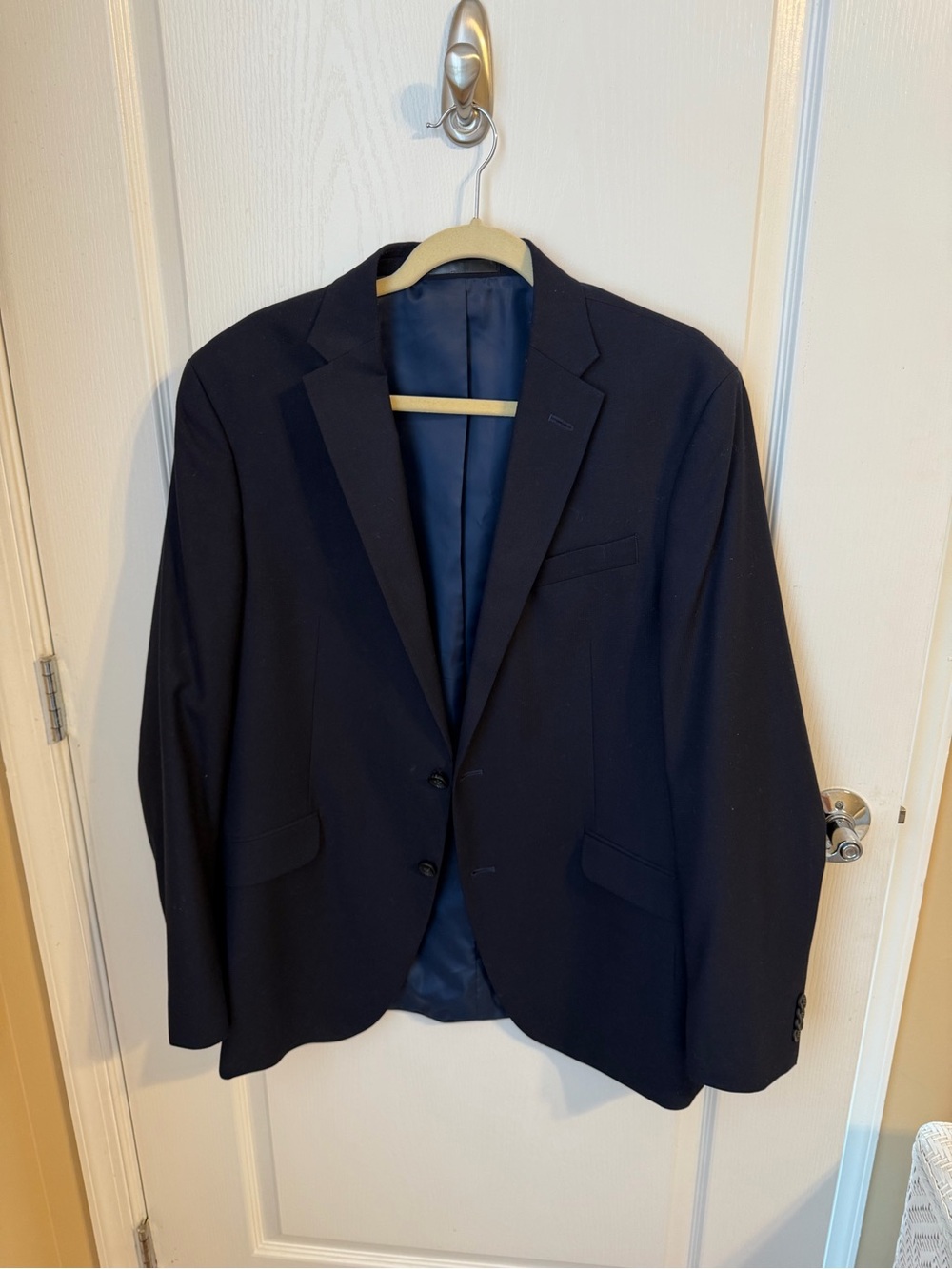 Kenneth Cole Reaction Men's Navy Two-Button Blazer